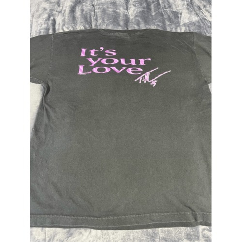 Vintage Y2K, Tim McGrath, men's‎ black T-shirt, size L - Picture 6 of 8